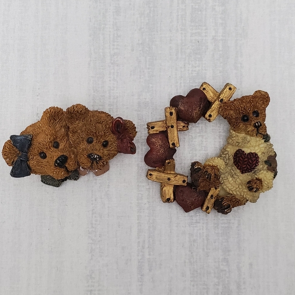 4 Boyd's Bears & Friends Brooches and Mini Pillow - Picture 6 of 11